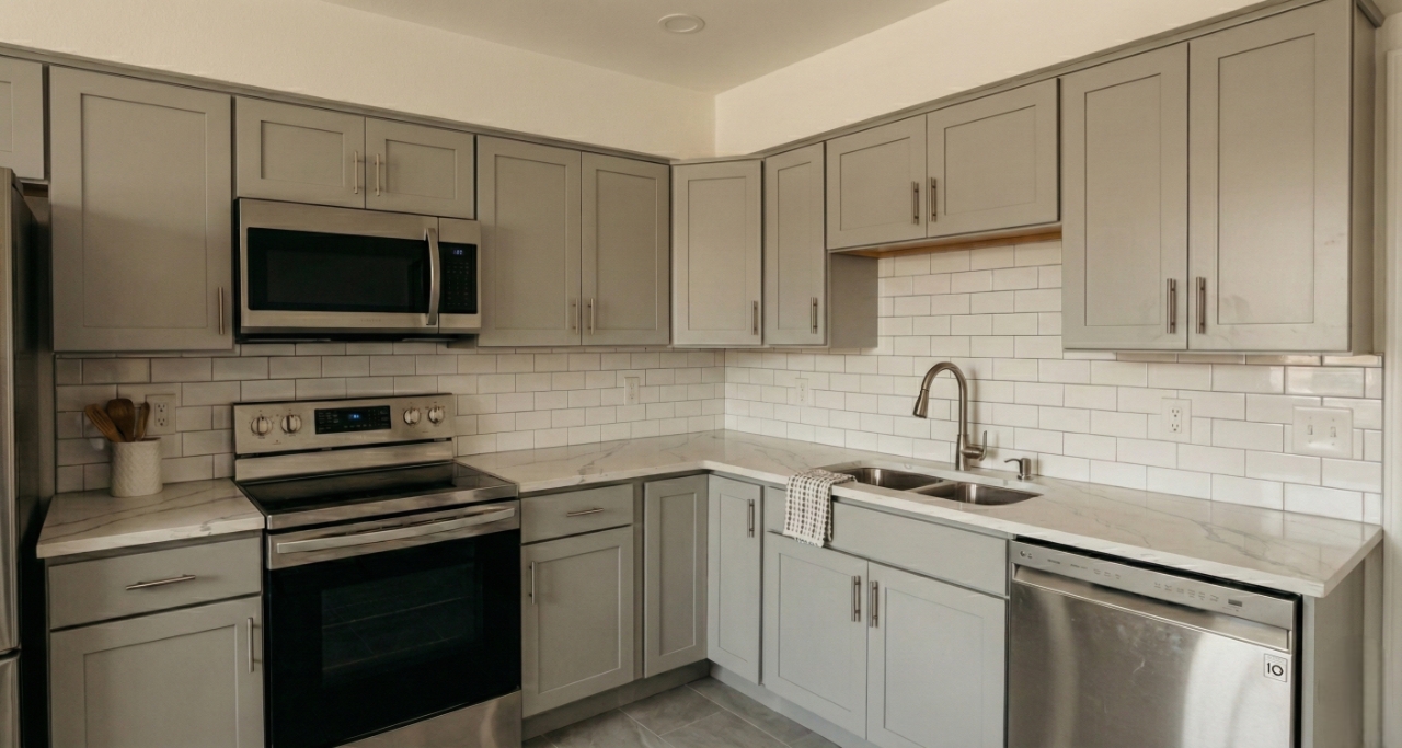 Cuisine après rénovation - Pira Peinture