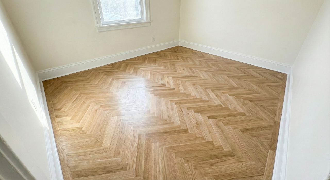 Parquet après traitement - Pira Peinture